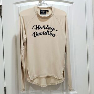 Harley Davidson Women’s Long Sleeve,  high-low buttersoft tshirt, size Small